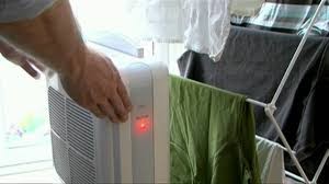 Drying Laundry Indoors clothes dehumidifier room