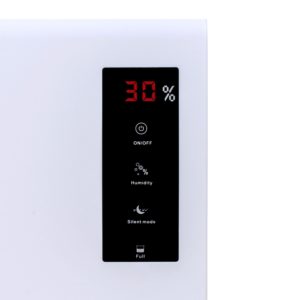 Pro Breeze 3000ml dehumidifier control panel led display screen humidity